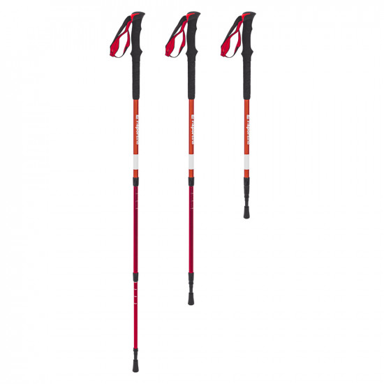 Trekking pole inSPORTline Altiplano 100, Red