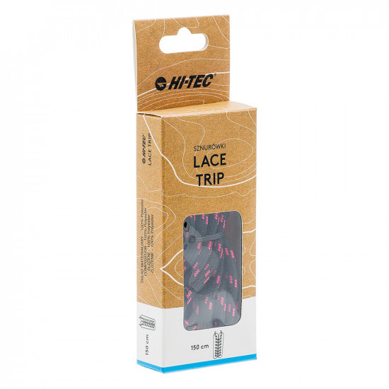 Shoelaces HI-TEC Lace Trip, Fuchsia