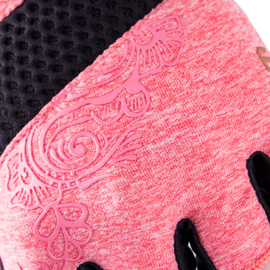 Womens cycling gloves W-TEC Atamac - gray - pink