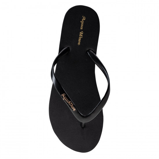 Women's flip flops AQUAWAVE Crystal, Black