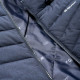 Womens quilted coat HI-TEC Lady Gala Insignia Blue melange