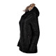 Womens quilted coat HI-TEC LADY EVA black