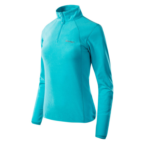 Womens fleece sweatshirt HI-TEC Lady Damis Blue atoll