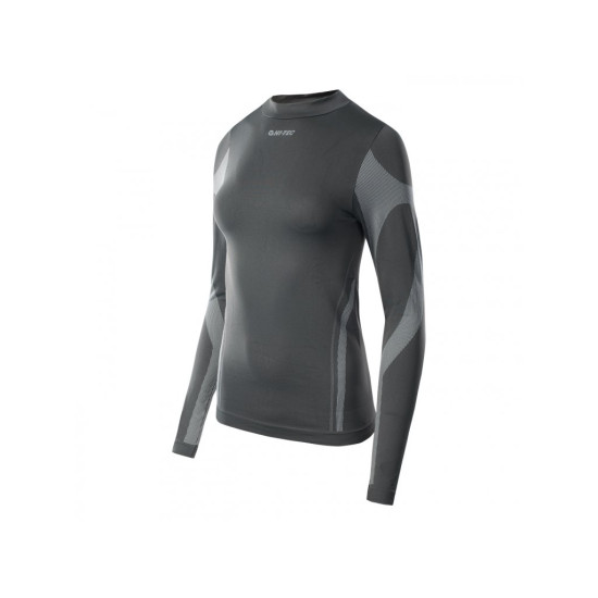 Womens thermal underwear top HI-TEC Lady Surmi Black/Gray