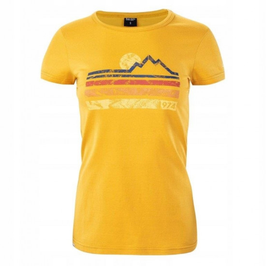 Womens T-shirt HI-TEC Lady Donyr, Yellow