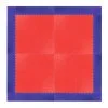 Set of corner pieces for flooring puzzle Simple, Blue