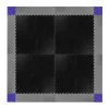 Set of corner pieces for flooring puzzle Simple, Blue
