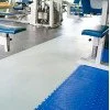 Set of corner pieces for flooring puzzle Simple, Blue