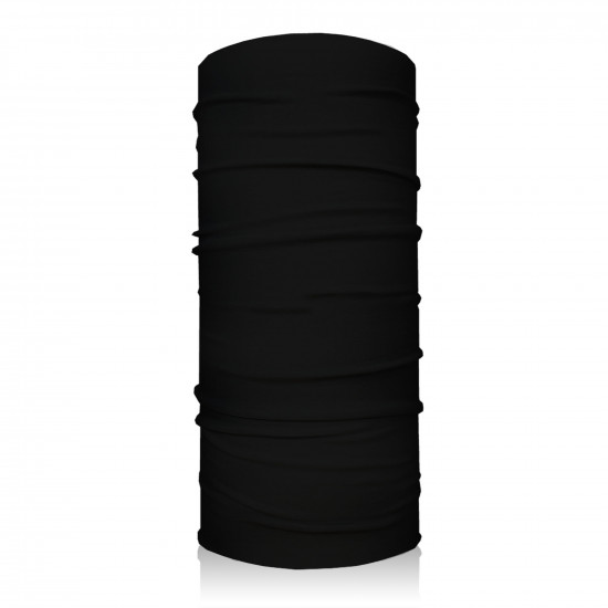 Multifunctional scarf YAKO, Black Multifunctional scarf YAKO, Black