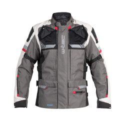 Touring motorcycle jacket W -TEC Excellenta - Grey