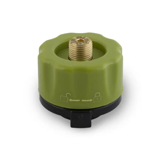 Adapter for gas bottle PINGUIN 220 g New, Green Adapter for gas bottle PINGUIN 220 g New, Green