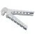 Aluminum handle for dishes YATE