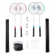 Badminton set MARTES 4Rival, White / Red Badminton set MARTES 4Rival, White / Red