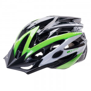 Bicycle helmet MARTES Bats, Black / Green