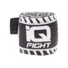 Elastic Boxing Hand Wraps IQ Venda II 2.5 m white pattern