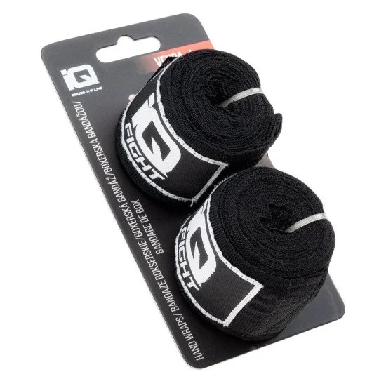 Elastic Boxing Hand Wraps IQ Venda 4 m black Elastic Boxing Hand Wraps IQ Venda 4 m black