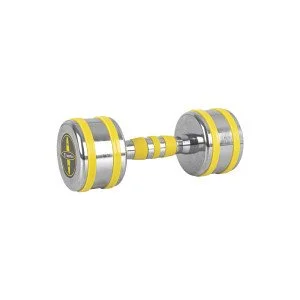Chrome-plated dumbbell inSPORTline Yellsteel 6 kg Chrome-plated dumbbell inSPORTline Yellsteel 6 kg