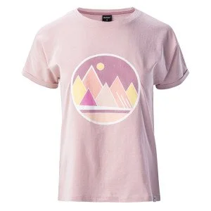 Women's t-shirt HI-TEC Lady Elon - Pink Women's t-shirt HI-TEC Lady Elon - Pink