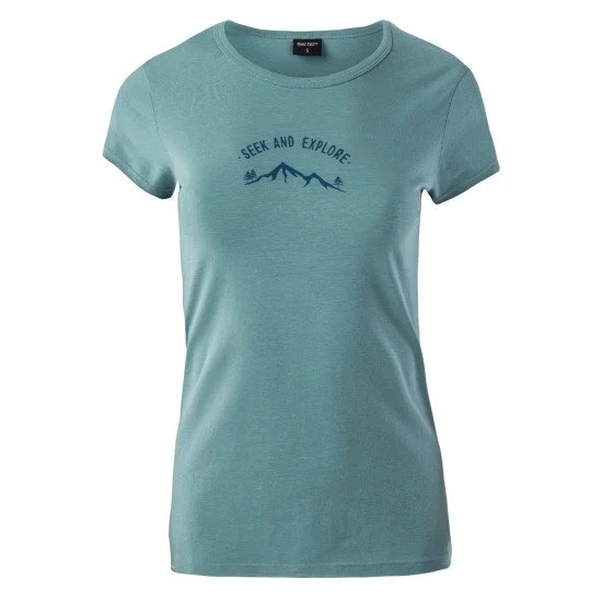 Women's t-shirt HI-TEC Lady Vandra - turquoise Women's t-shirt HI-TEC Lady Vandra - turquoise
