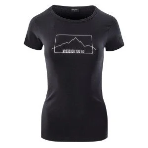 Women's T-shirt HI-TEC Lady Rolic, Black Women's T-shirt HI-TEC Lady Rolic, Black
