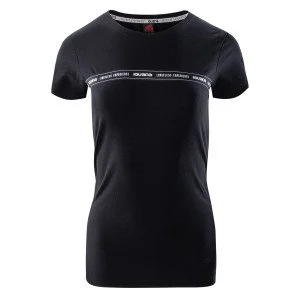 Women's T-shirt IGUANA Seldovia W, Black Women's T-shirt IGUANA Seldovia W, Black