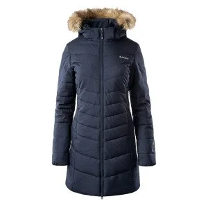 Womens quilted coat HI-TEC Lady Gala Insignia Blue melange Womens quilted coat HI-TEC Lady Gala Insignia Blue melange