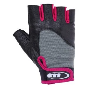 Women's fitness gloves MARTES Mitra, Black / Cyclam Women's fitness gloves MARTES Mitra, Black / Cyclam