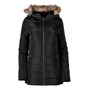 Womens quilted coat HI-TEC LADY EVA black Womens quilted coat HI-TEC LADY EVA black