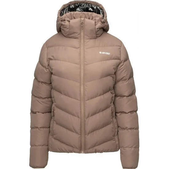 Women's Winter Jacket HI-TEC Lady Varmi - Beige Women's Winter Jacket HI-TEC Lady Varmi - Beige