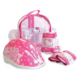 Childrens set helmet and protectors Spartan Hello Kitty