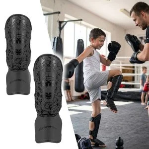 Children’s Shin Guards iinSPORTline Defendino - Black