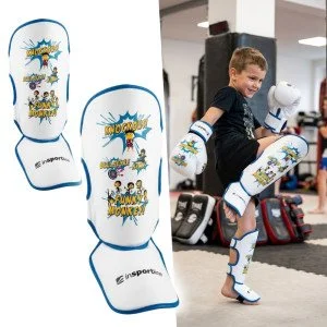 Children’s Shin Guards inSPORTline Shinzox - White Children’s Shin Guards inSPORTline Shinzox - White