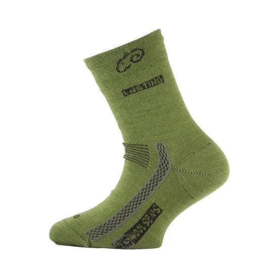 Kids wool socks LASTING TJS Olive
