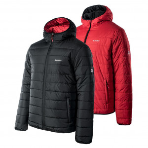 Men's jacket HI-TEC Halden, Black / Red