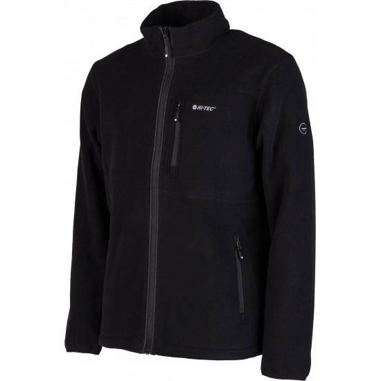 Men's fleece jacket HI-TEC Porto, Black