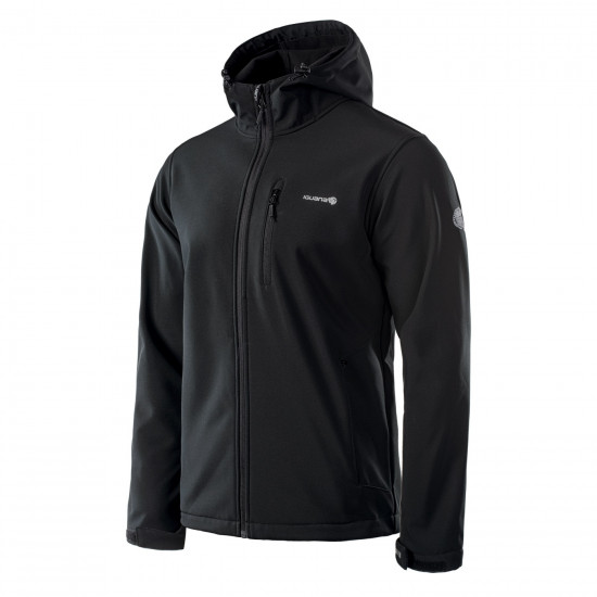Men's softshell jacket IGUANA Sylur II, Black Men's softshell jacket IGUANA Sylur II, Black