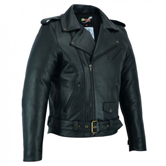 Mens motorcycle jacket BSTARD BSM 7830, Black Mens motorcycle jacket BSTARD BSM 7830, Black