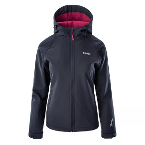 Womens outdoor jacket HI-TEC Lady Narmo blue/sangria