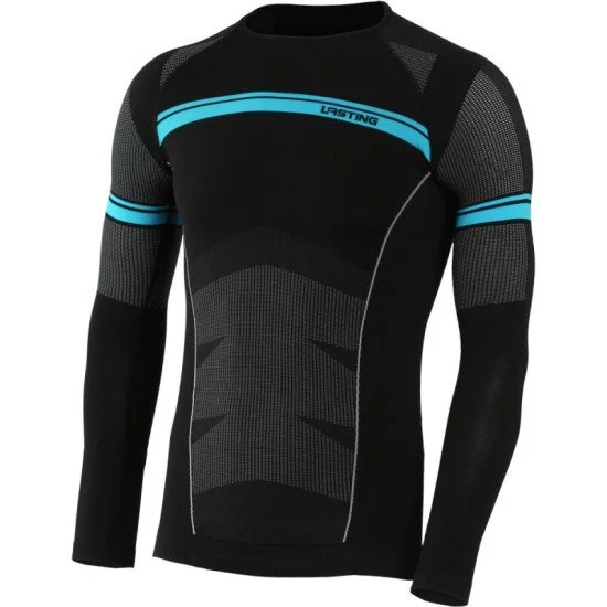 Mens thermal top LASTING MUT52 - black
