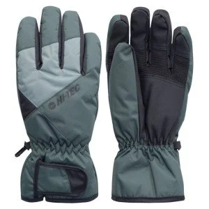 Men's ski gloves HI-TEC Sugra - Darkest spruce-Green
