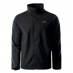 Mens softshell jacket HI-TEC Derai Black