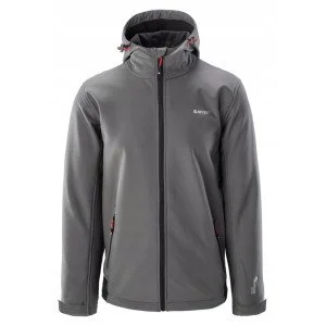 Mens softshell jacket HI-TEC Noxon iron gate