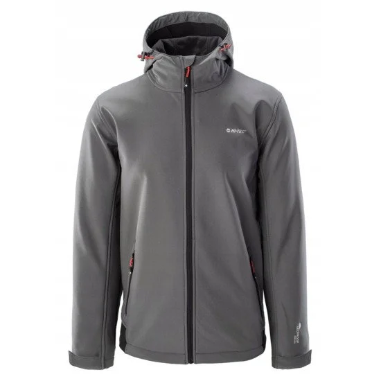 Mens softshell jacket HI-TEC Noxon iron gate Mens softshell jacket HI-TEC Noxon iron gate