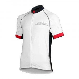 Mens jersey with full zip BIZIONI MD21, White