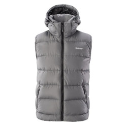 Mens quilted vest HI-TEC Calisto II smoked pearl