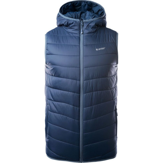 Mens quilted vest HI-TEC Sinlus Bering Sea