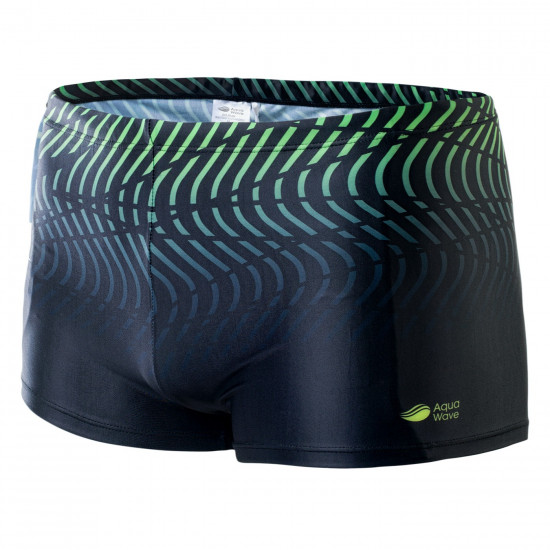 Men's swiming boxers AQUAWAVE Dojran, Black / Green