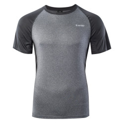 Men's breathable T-shirt HI-TEC Keno gray melange