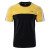 Men's T-shirt IGUANA Rampart, Black / Yellow