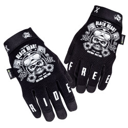 Motorcycle gloves W-TEC Piston Skull